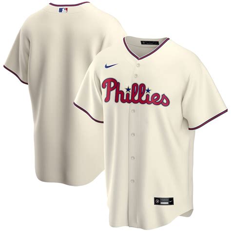 men's philadelphia phillies nike cream alternate replica team jersey|nike phillies team jersey.